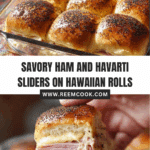 Ham and Havarti Cheese Sliders Recipe