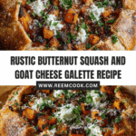 Golden Butternut Squash and Goat Cheese Galettes Recipe