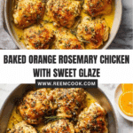Baked Florida Orange Juice Rosemary Chicken Recipe