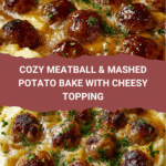 Meatball & Mashed Potato Bake Recipe