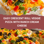 Crescent Roll Veggie Pizza Recipe