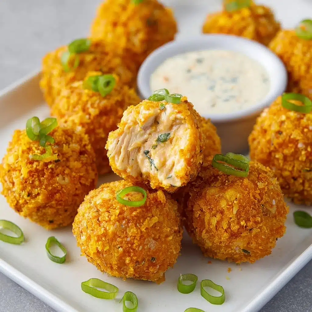 Air Fryer Cheesy Buffalo Chicken Bites Recipe - Recipe Image