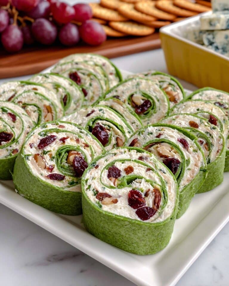 Cranberry Chicken Salad Pinwheel Sandwiches Recipe