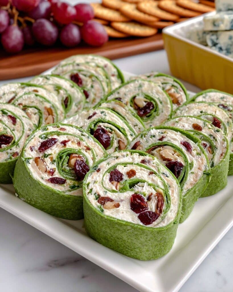 Cranberry Chicken Salad Pinwheel Sandwiches Recipe