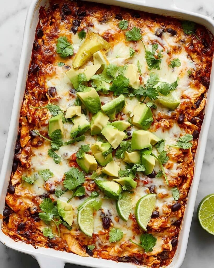 Easy Chicken Enchilada Quinoa Bake Recipe