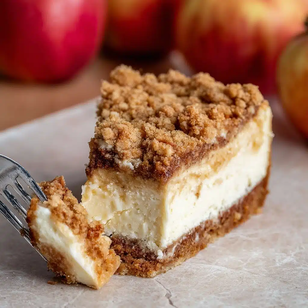 Apple Crumble Cheesecake Recipe - Recipe Image