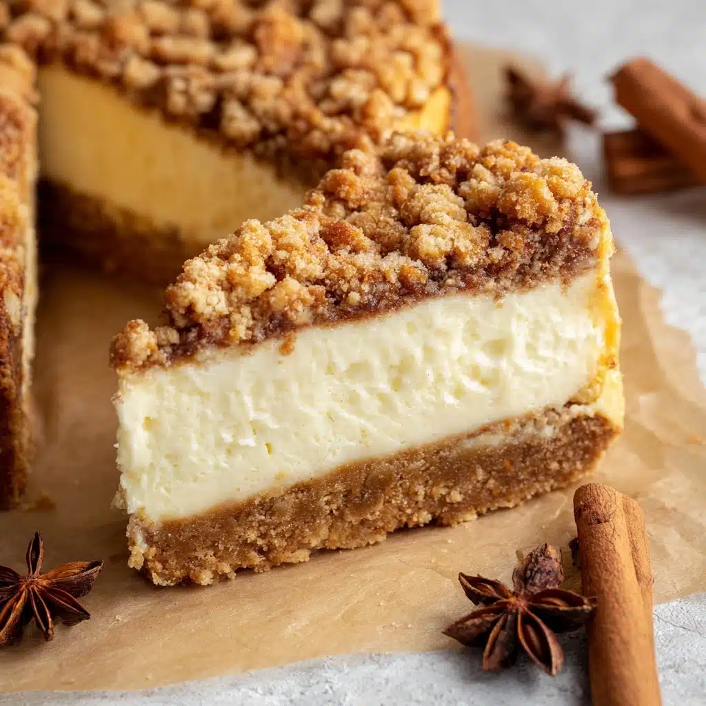 Apple Crumble Cheesecake Recipe - Recipe Image
