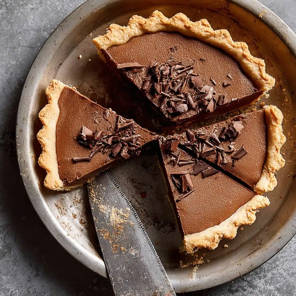 Dark Chocolate Chess Pie Recipe - Recipe Image