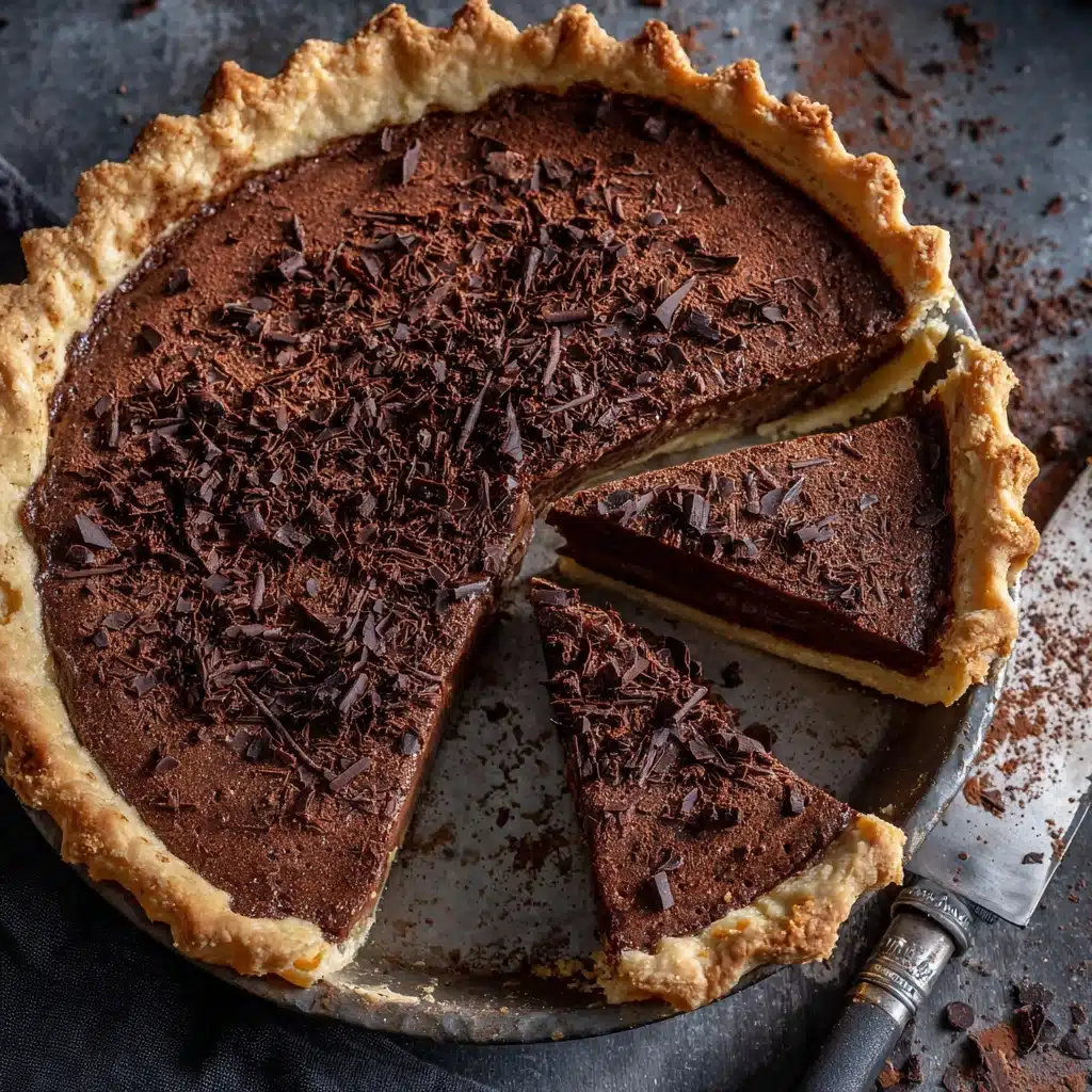Dark Chocolate Chess Pie Recipe - Recipe Image