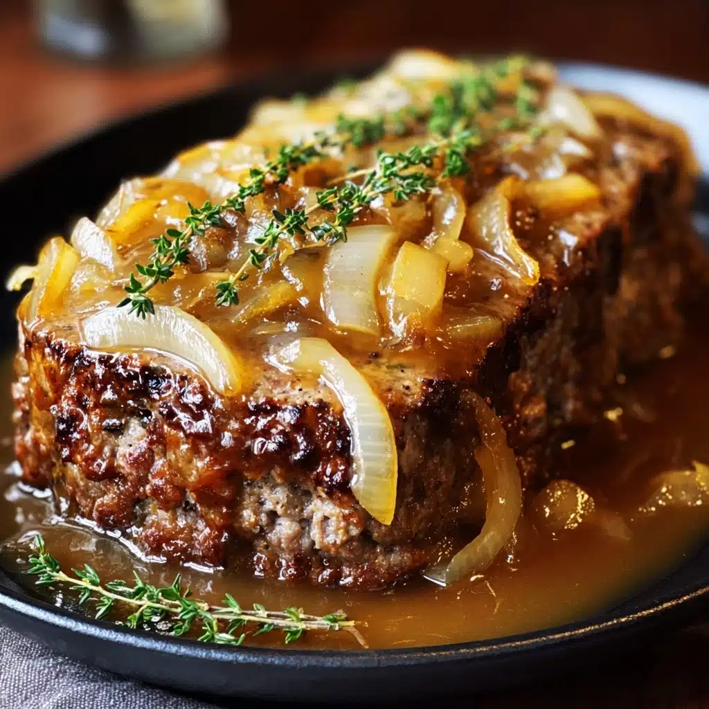 French Onion Meatloaf Recipe - Recipe Image