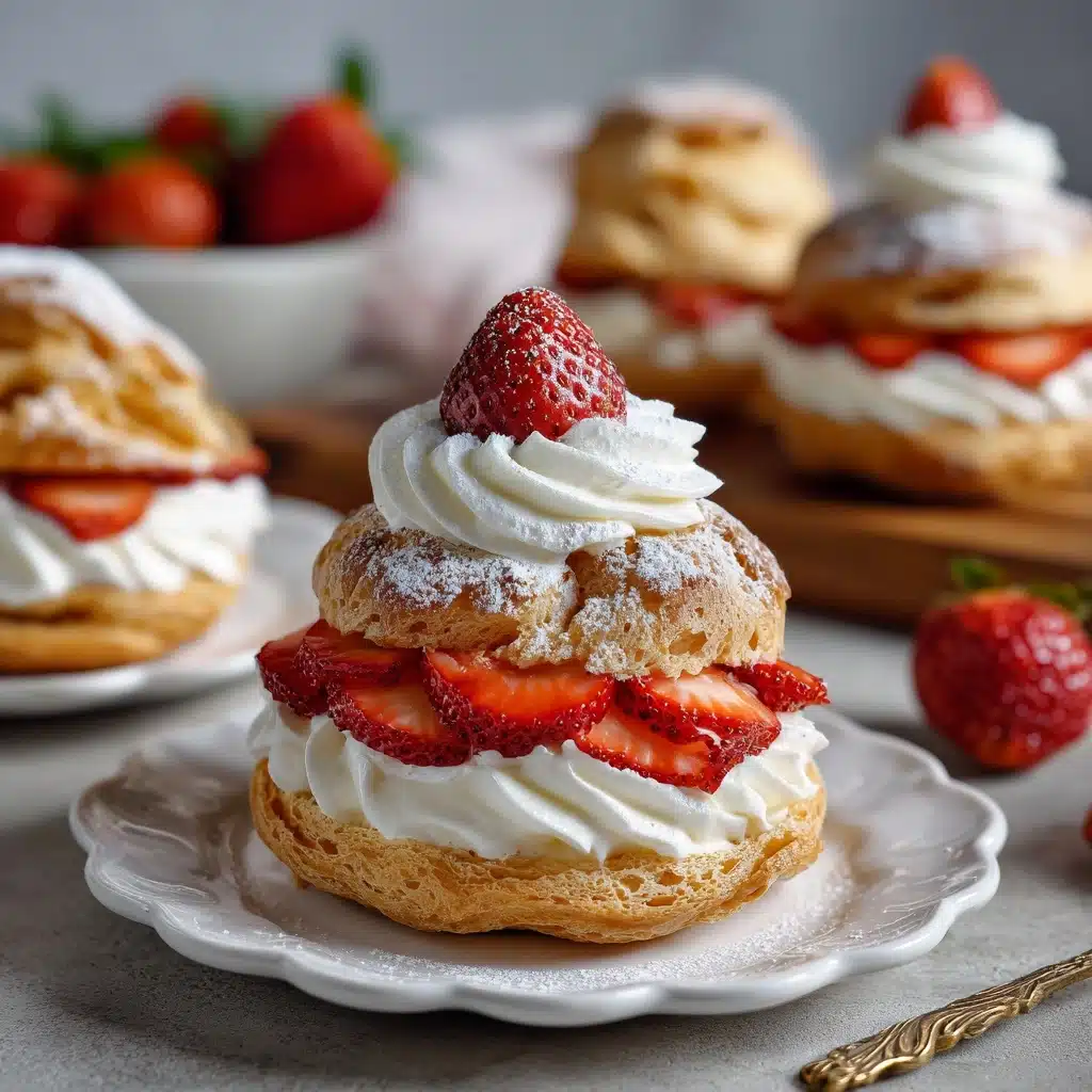 Strawberry Cream Puffs Recipe - Recipe Image