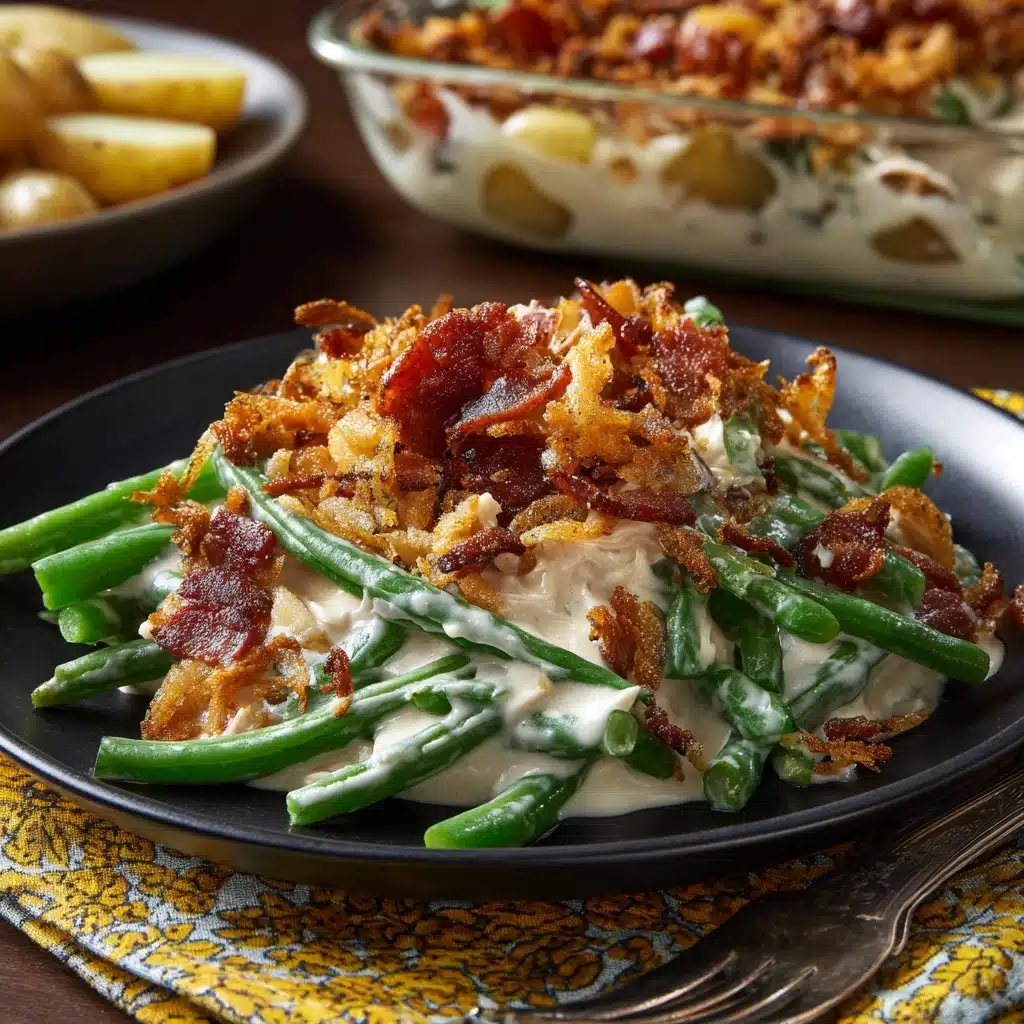 Loaded Green Bean Casserole Recipe - Recipe Image