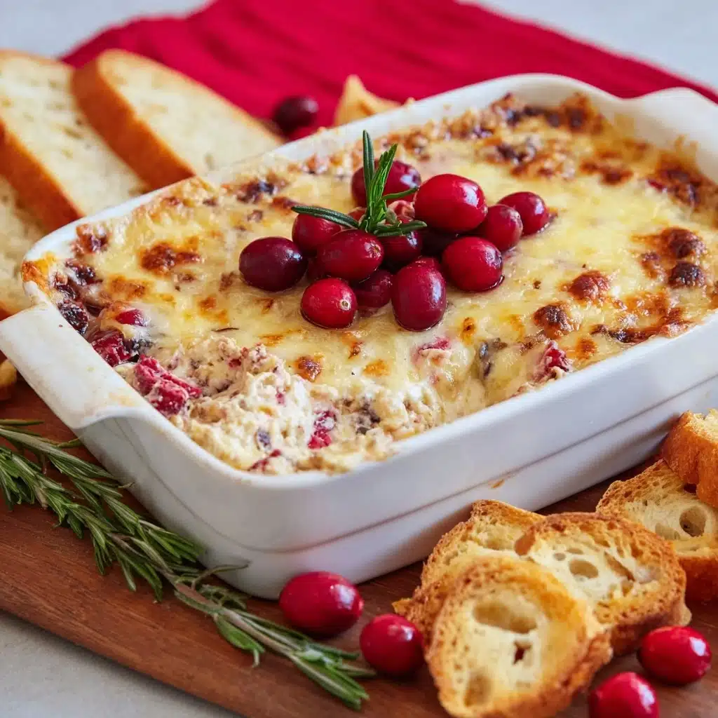 Best Baked Cranberry Cream Cheese Dip Recipe - Recipe Image