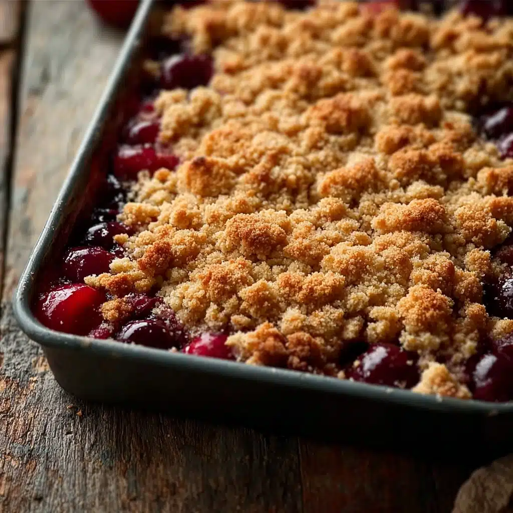 Spiced Cranberry Apple Crumble With Oat Topping Recipe - Recipe Image