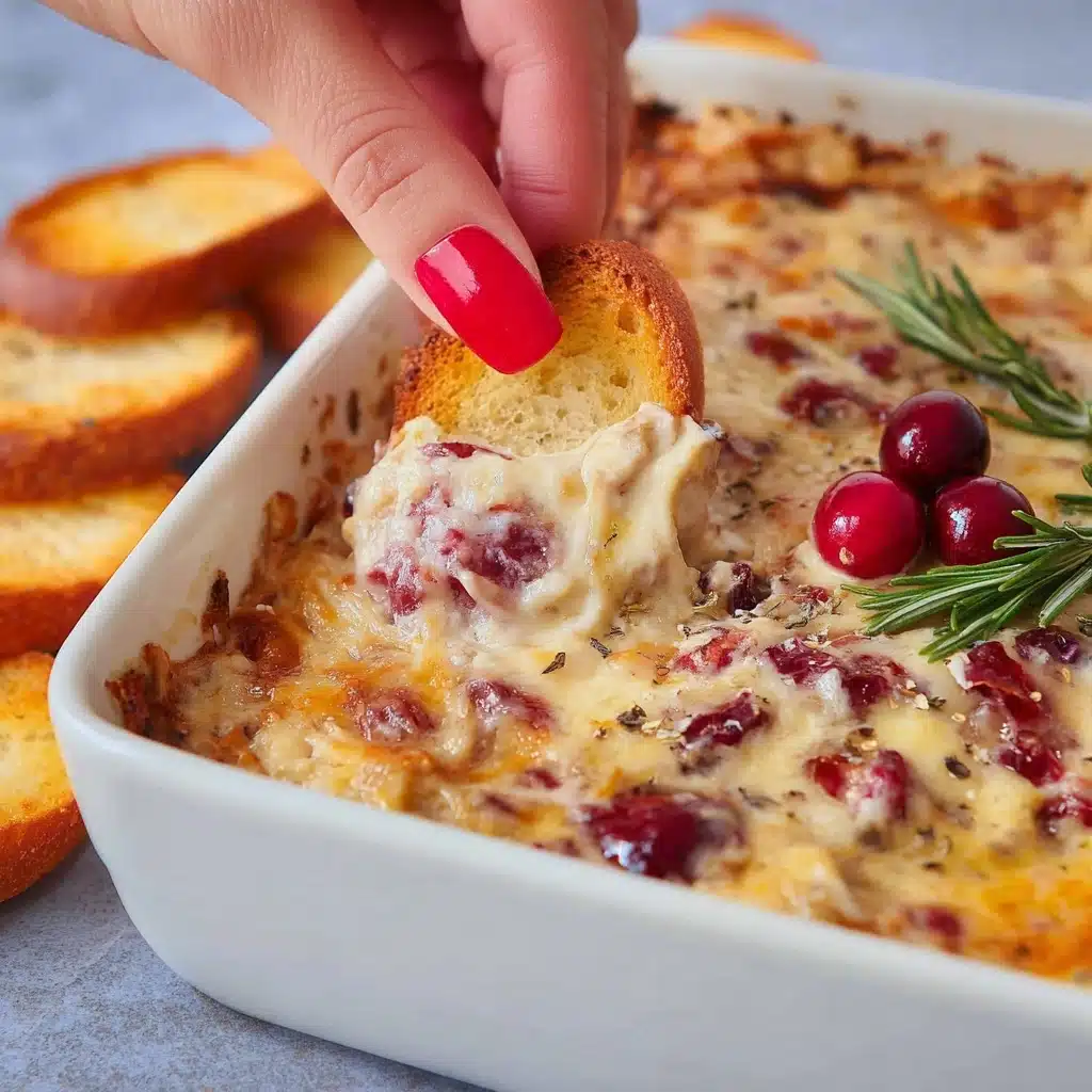 Best Baked Cranberry Cream Cheese Dip Recipe - Recipe Image