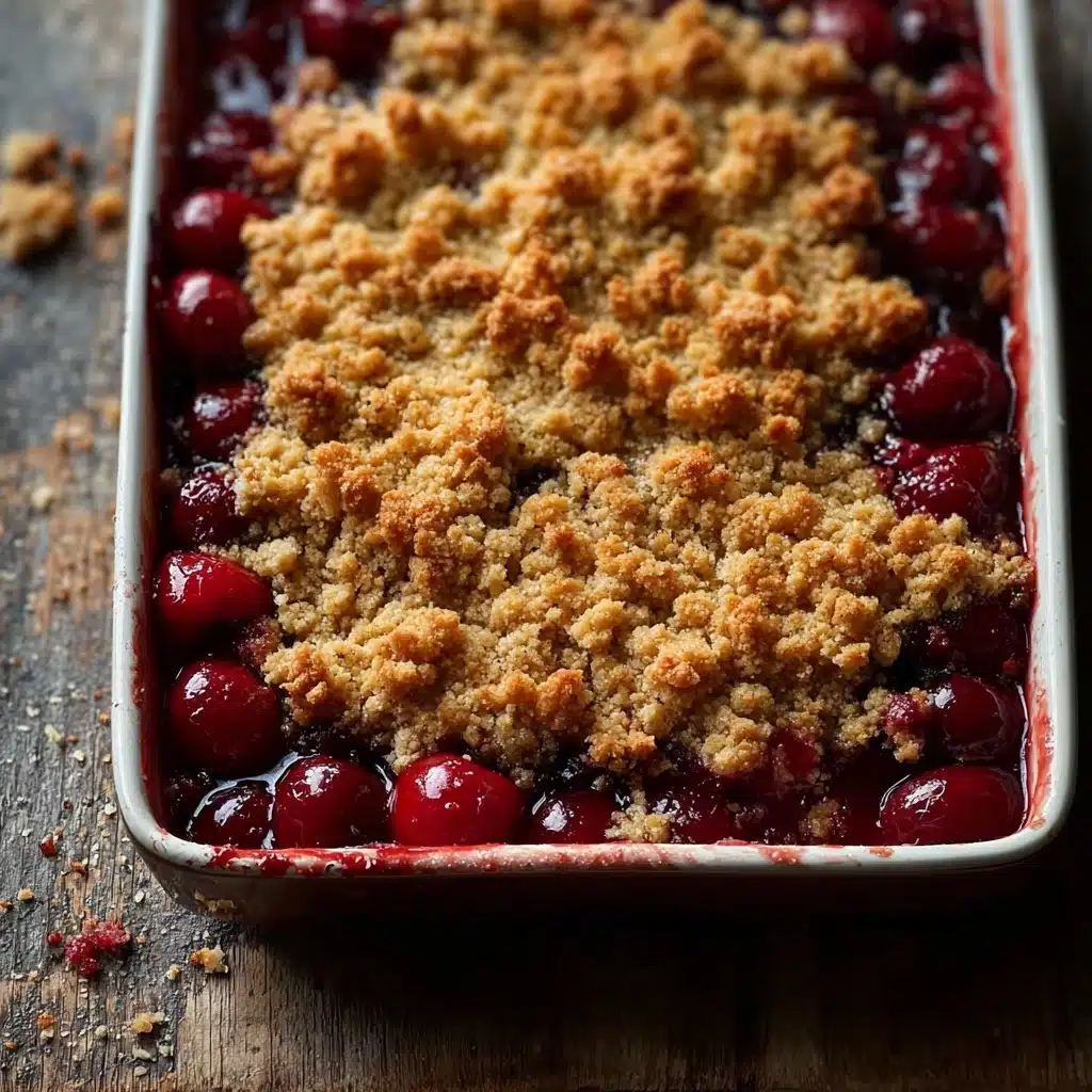 Spiced Cranberry Apple Crumble With Oat Topping Recipe