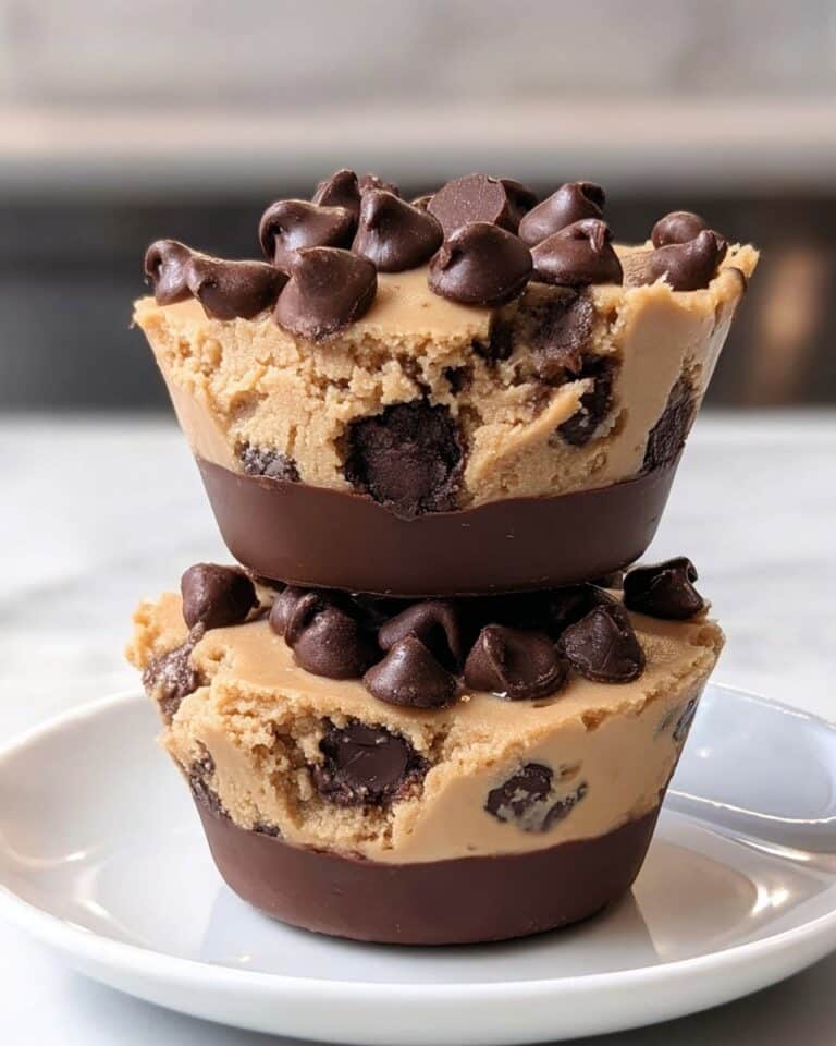 Chocolate Chip Cookie Dough Cups Recipe