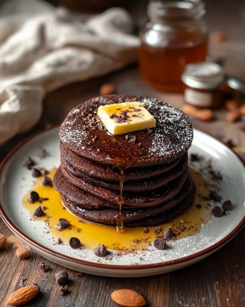 Keto Chocolate Pancakes Recipe