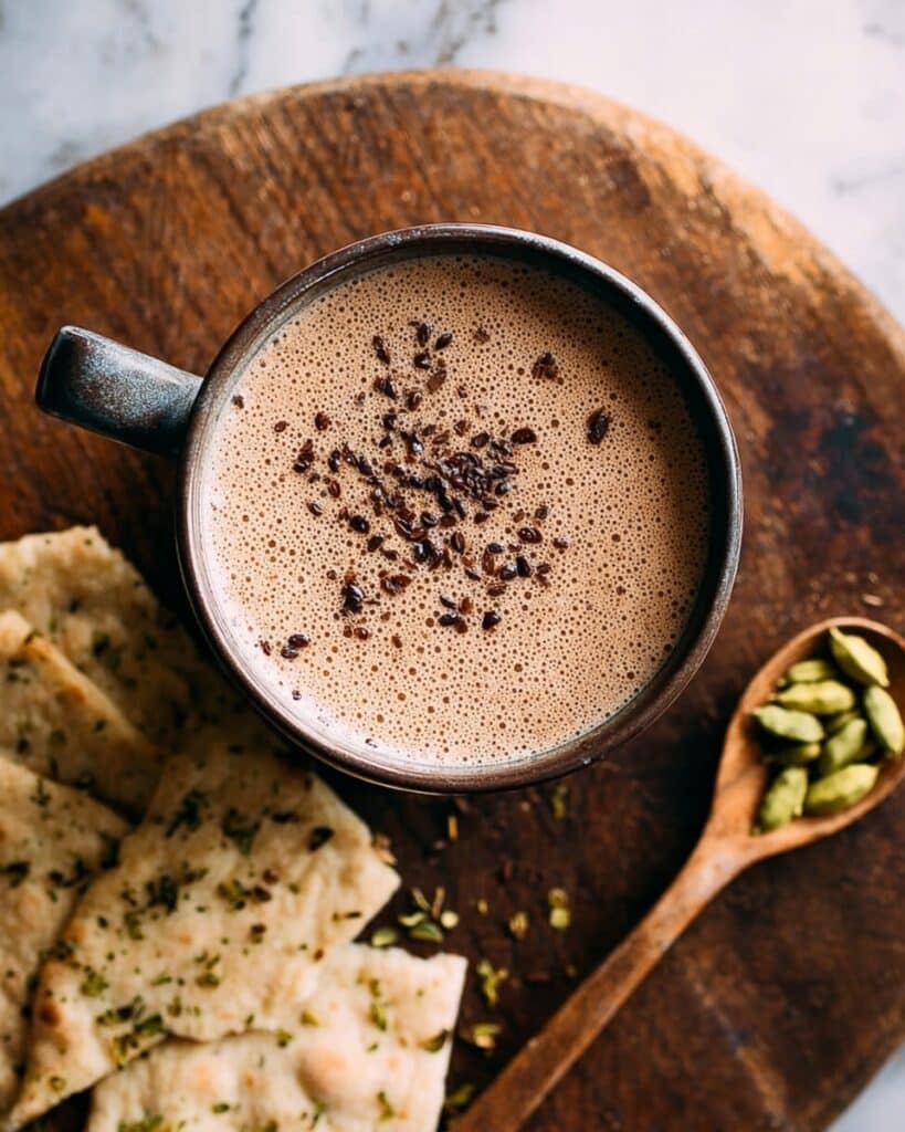 Hot Cacao with Cardamom + Tahini (Vegan) Recipe