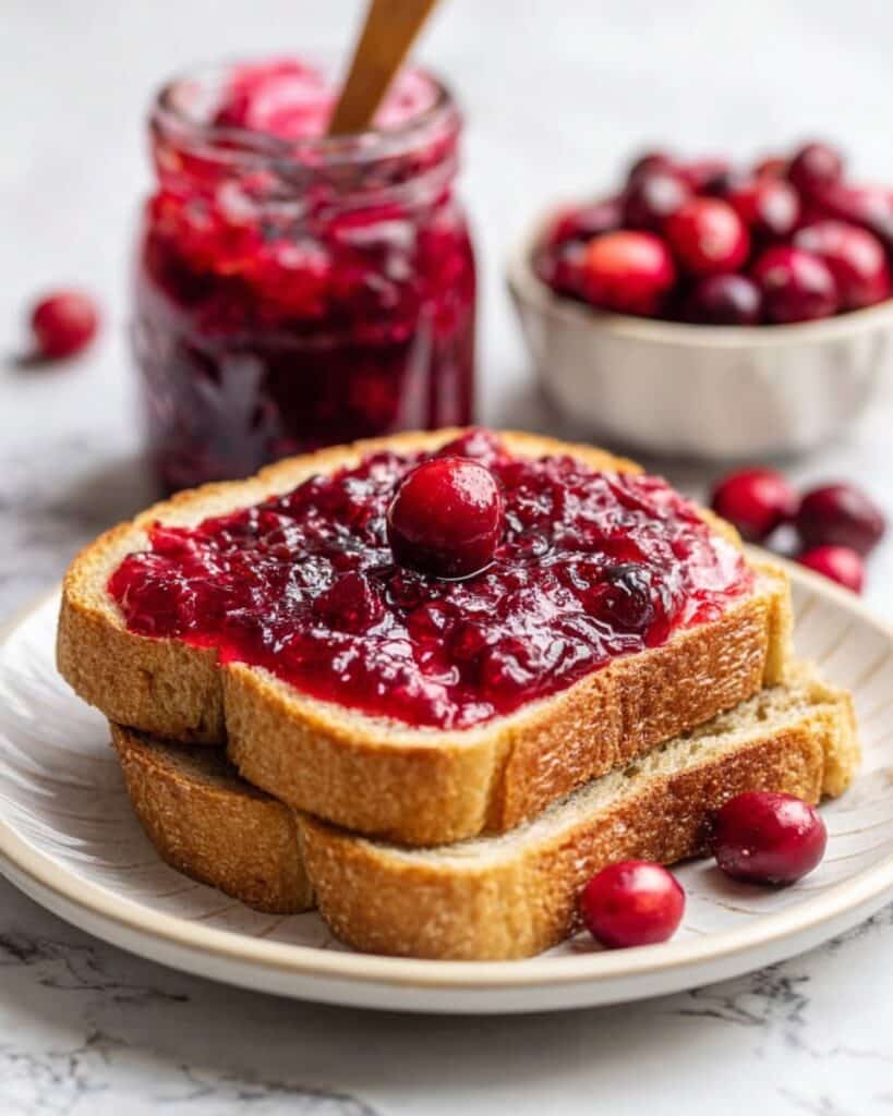 Sweet Christmas Cranberry Jam Recipe