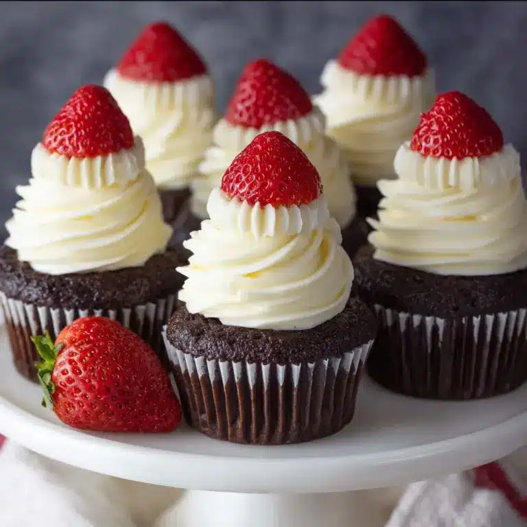 Santa Hat Cupcakes Recipe