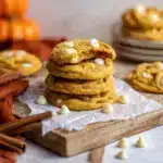 Pumpkin White Chocolate Chip Cookies Recipe
