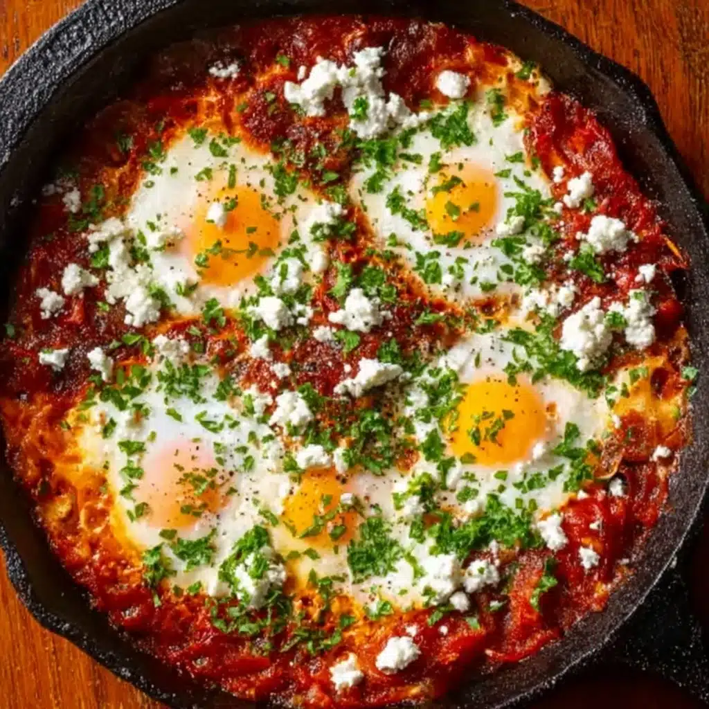 Shakshuka (Eggs In Spiced Tomato Sauce) Recipe