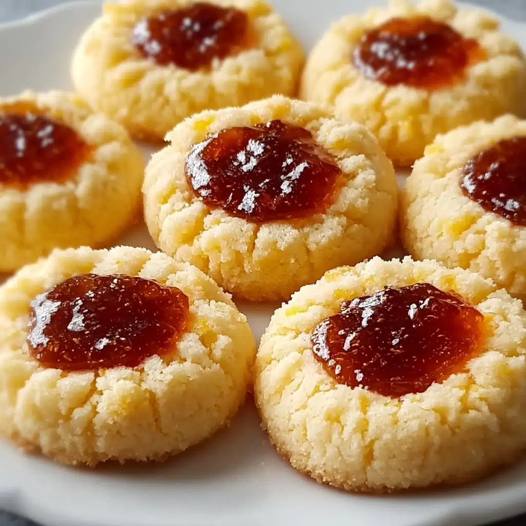 Cheesy Thumbprint Appetizers with Hot Pepper Jelly Recipe - Recipe Image