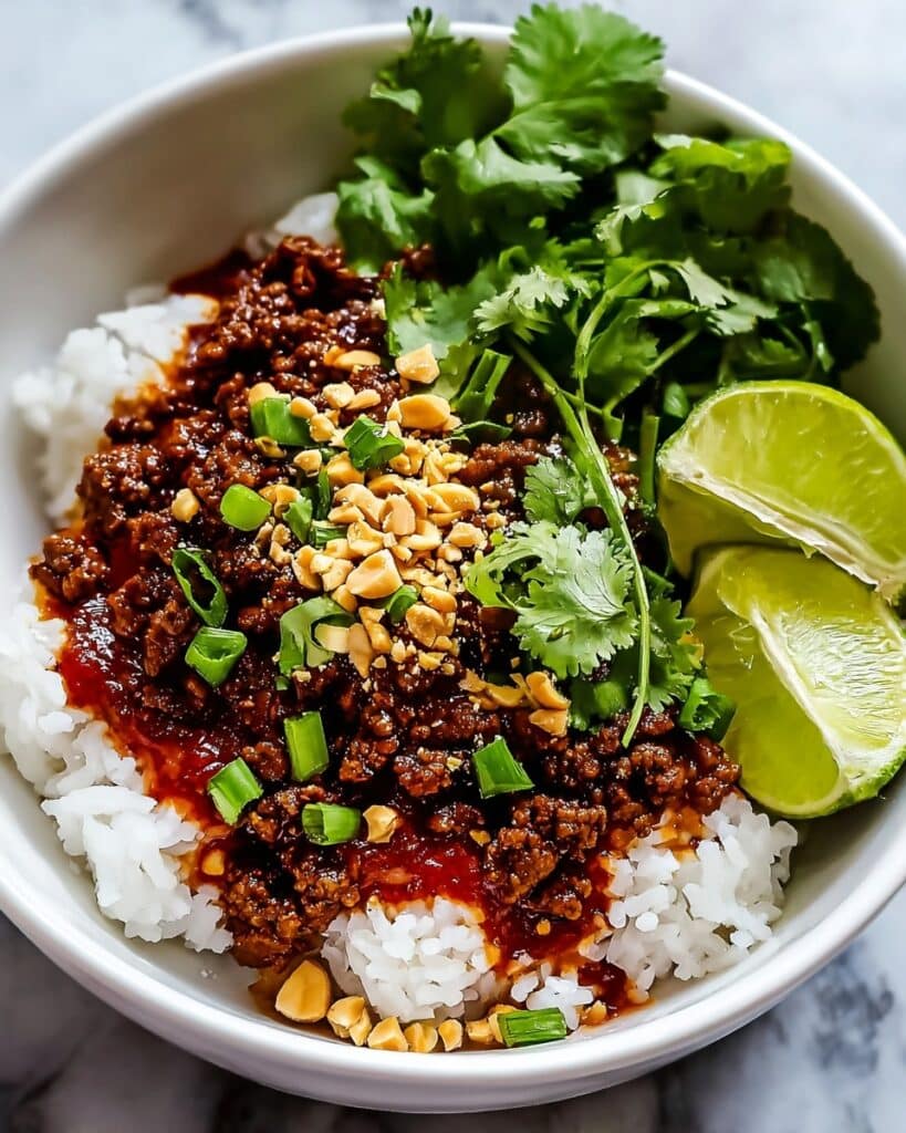 Gluten-Free Thai Sweet Chili Beef Bowls Recipe