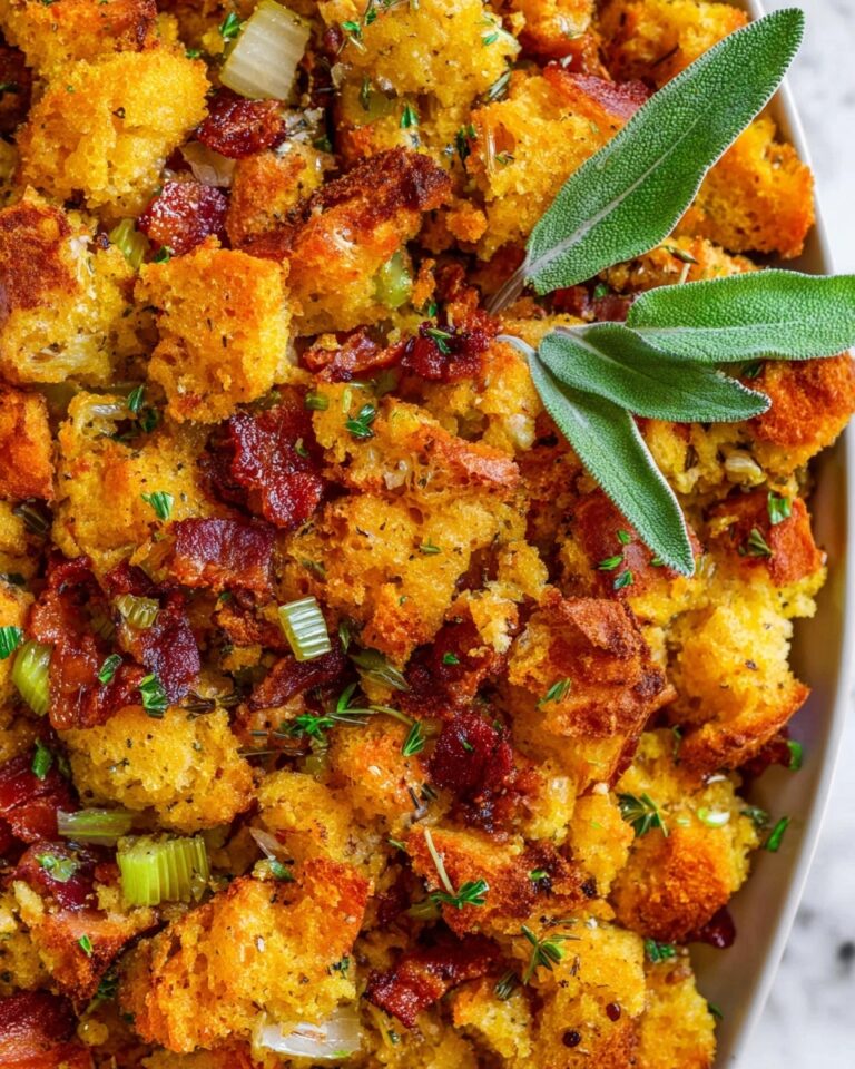 Bacon Cornbread Stuffing Recipe