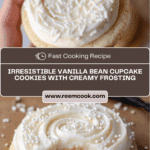 Crumbl Nilla Bean Cupcake Cookies Recipe