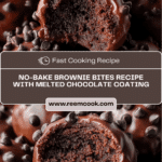 No-Bake Brownie Bites Recipe