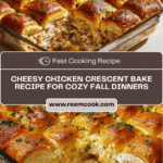 Cheesy Chicken Crescent Bake Recipe