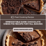 Dark Chocolate Chess Pie Recipe