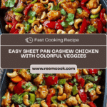 Easy Sheet Pan Cashew Chicken Recipe for Busy Weeknights Recipe