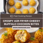 Air Fryer Cheesy Buffalo Chicken Bites Recipe