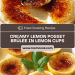 Lemon Posset Brûlée Recipe