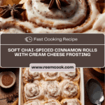 Chai Cinnamon Rolls Recipe