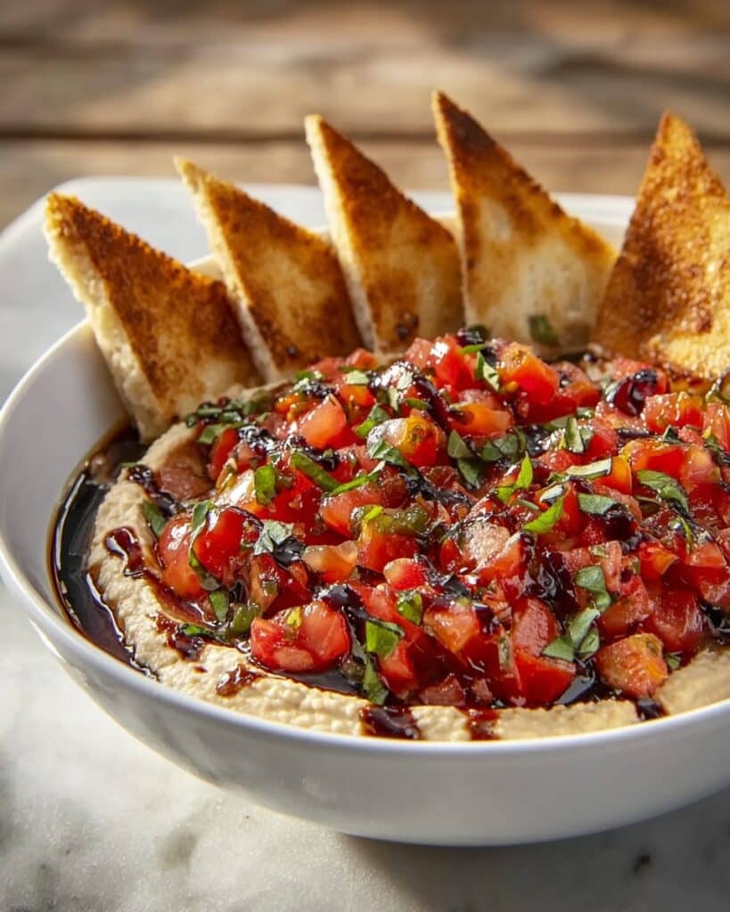 Irresistible Fresh Tomato Basil Bruschetta Dip Recipe