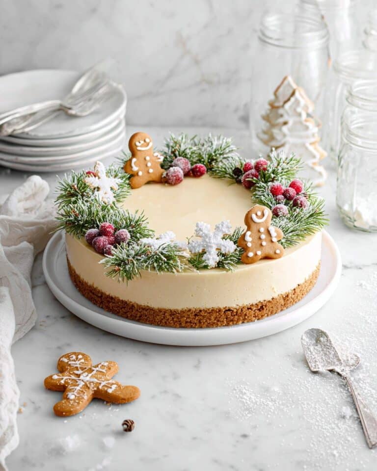 No Bake Gingerbread Cheesecake Recipe