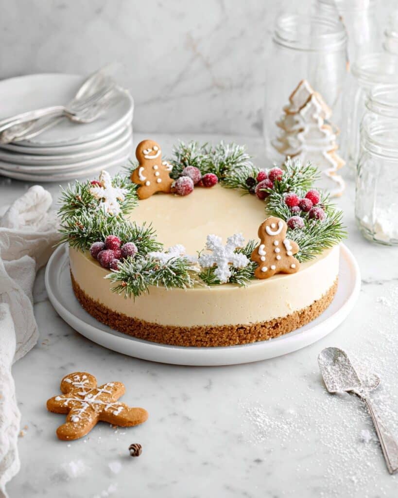No Bake Gingerbread Cheesecake Recipe