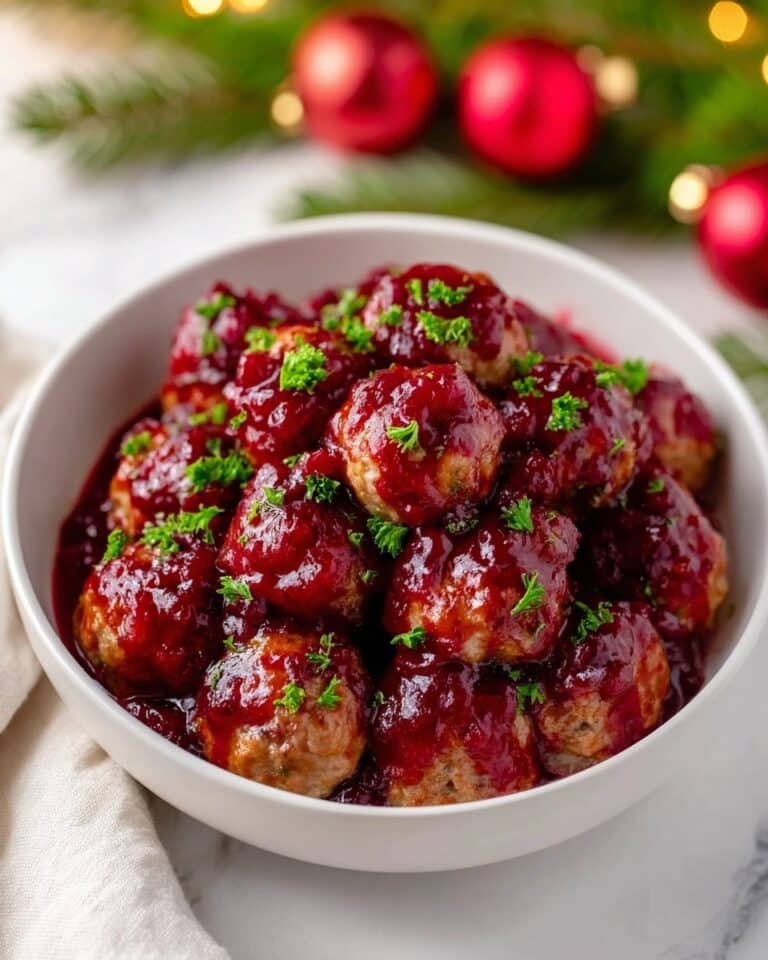 Quick Cranberry Meatballs (Christmas Recipe) Recipe