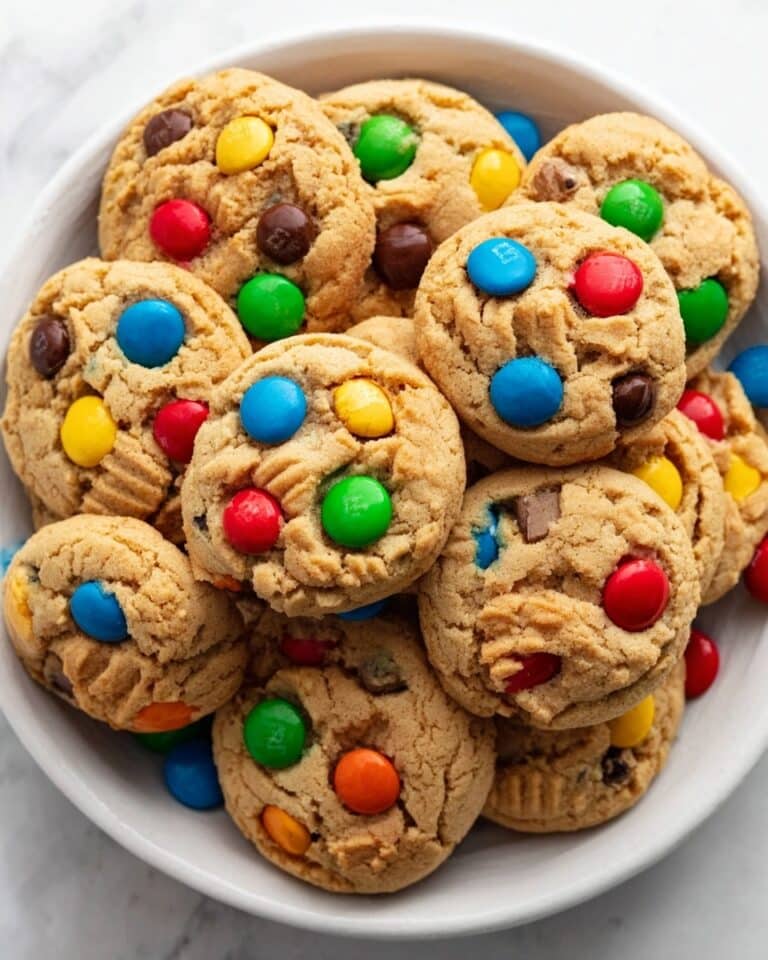 Peanut Butter M&M Cookies Recipe
