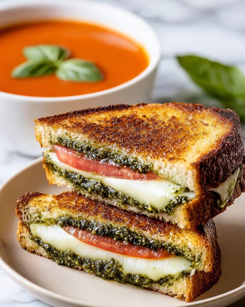 Pesto Grilled Cheese Recipe