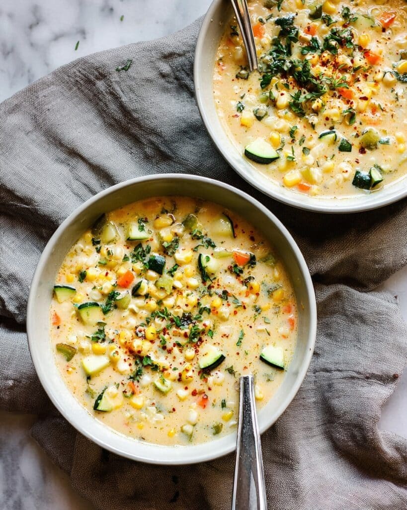 Zucchini Corn Chowder Recipe