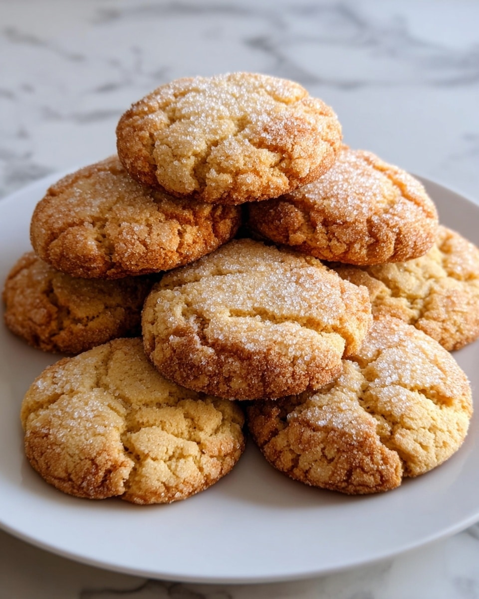A white plate on a white marbled surface holds eight golden brown scones with slightly cracked tops. Each scone has a rough, crumbly texture and is dusted lightly with powdered sugar, creating a soft white layer on top. The scones are piled loosely in a small mound, with some overlapping, showing their round shape and uneven edges. Warm sunlight shines from the side, casting soft shadows and highlighting the golden colors and slight crispiness of the scones' surface. photo taken with an iphone --ar 4:5 --v 7