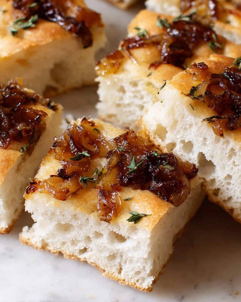 Caramelized Onion Focaccia Recipe