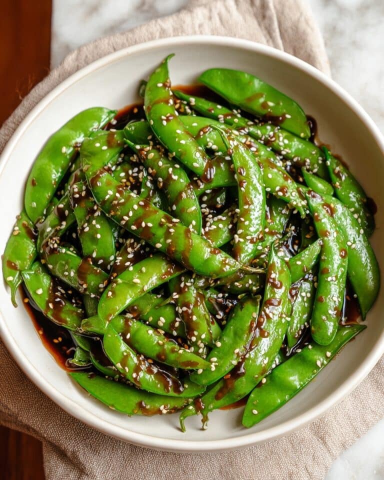 Sesame Ginger Snap Peas Recipe