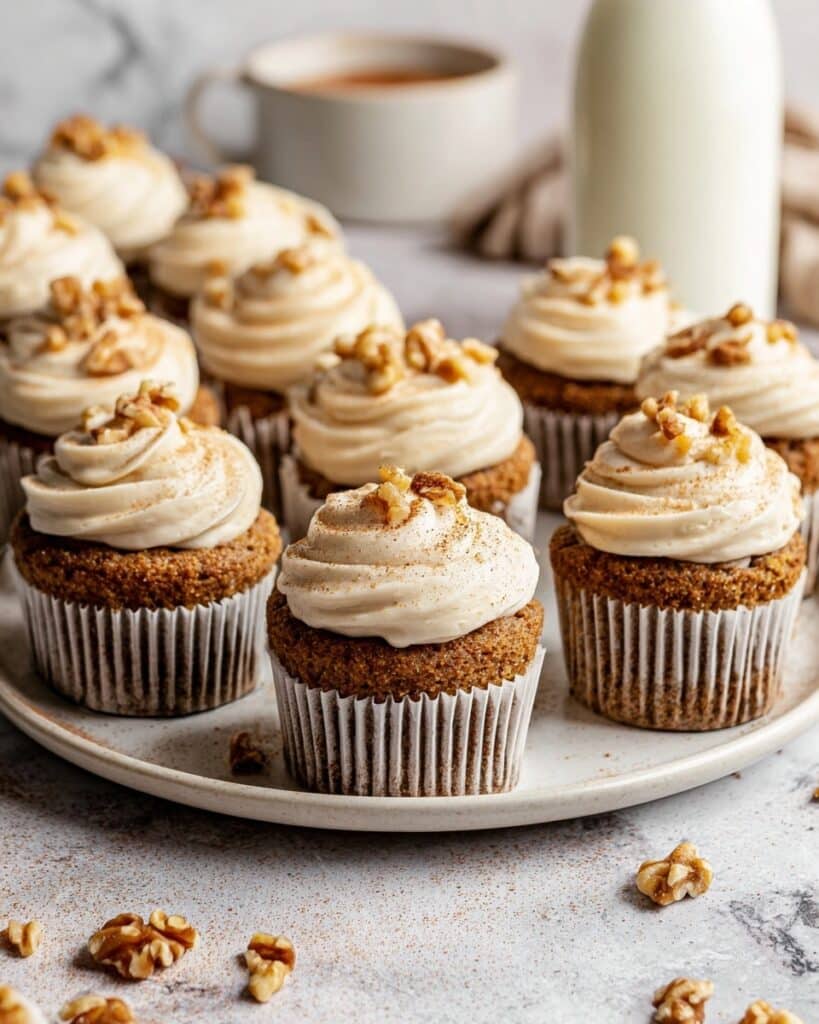 Pumpkin Zucchini Muffins with Cinnamon Cream Cheese Frosting Recipe