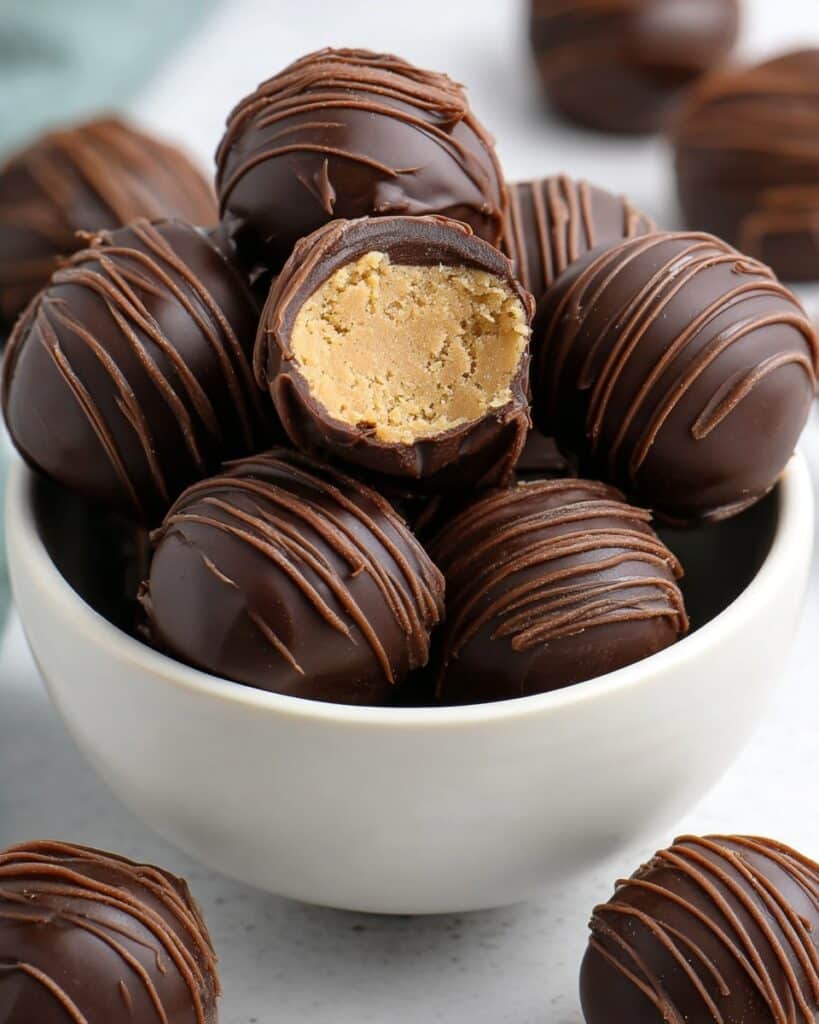 4-Ingredient Peanut Butter Balls Recipe